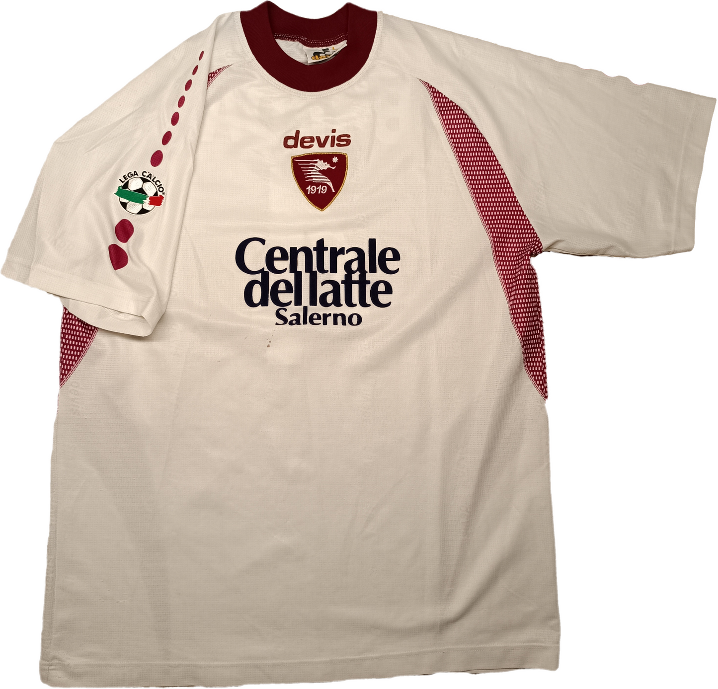 maglia calcio vintage Salernitana Devis 2003 2004 BREDA Away L