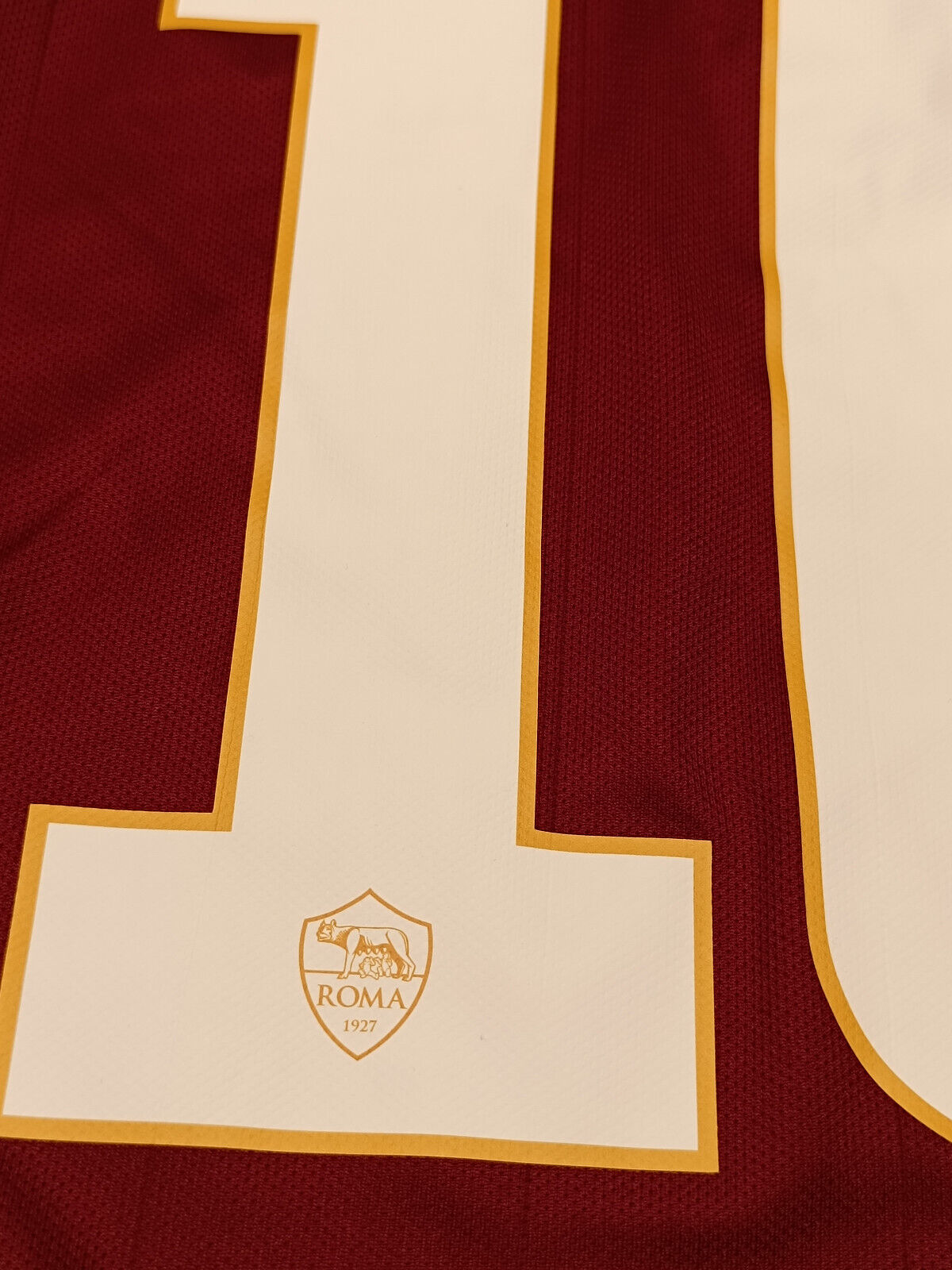 maglia calcio vintage AS Roma player issue TOTTI 2014 2015 Nike SIGNED authentic