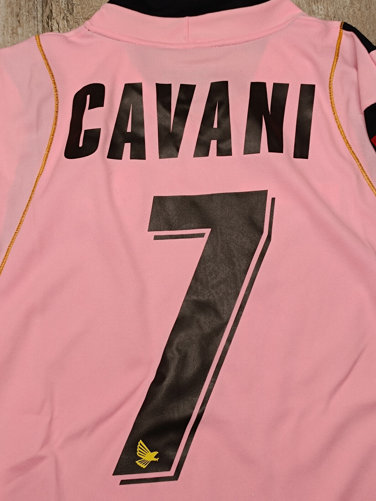 maglia calcio vintage Palermo CAVANI 2008 2009 Lotto Provincia Di Palermo home