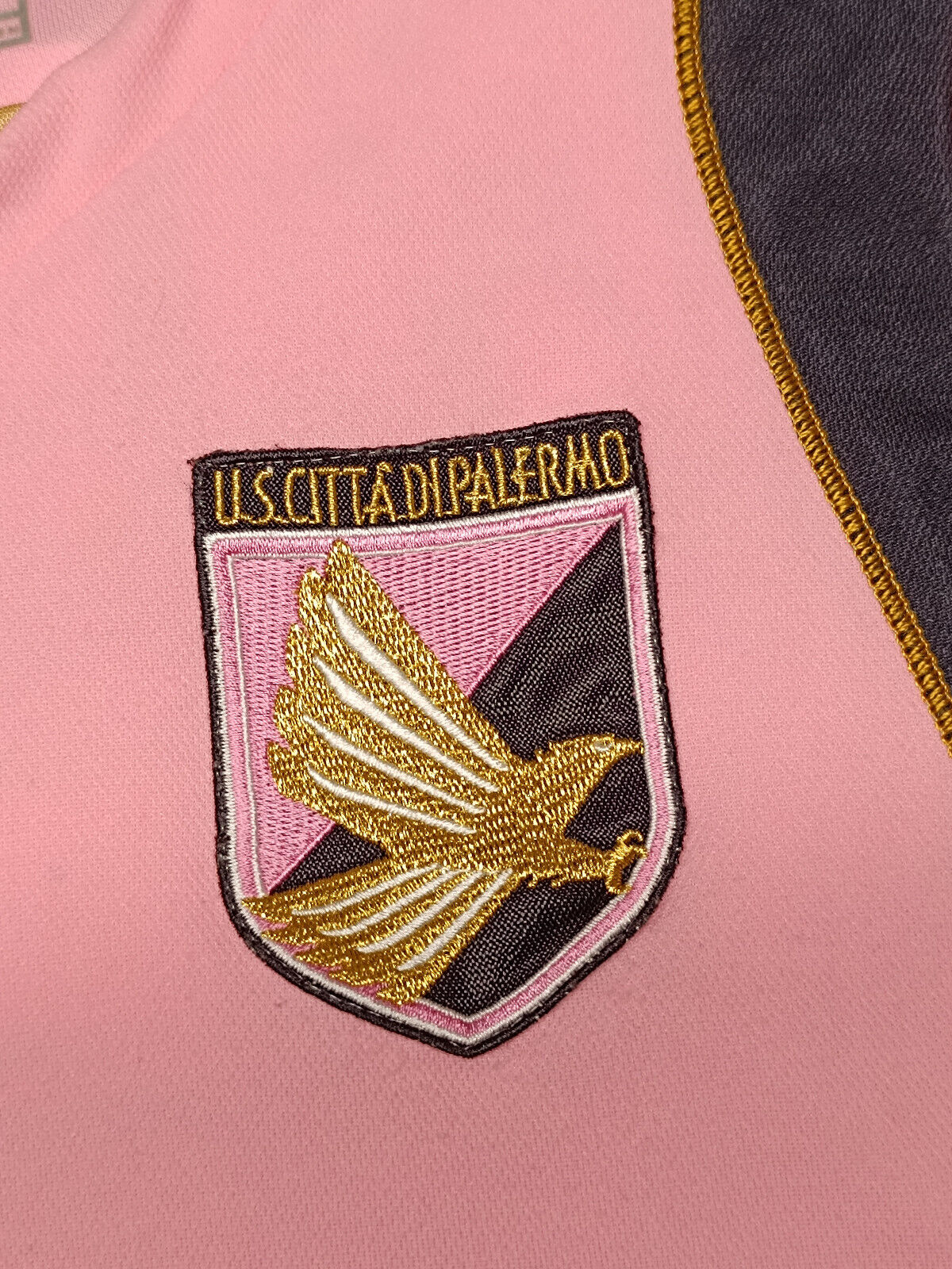 maglia calcio vintage Palermo CAVANI 2008 2009 Lotto Provincia Di Palermo home