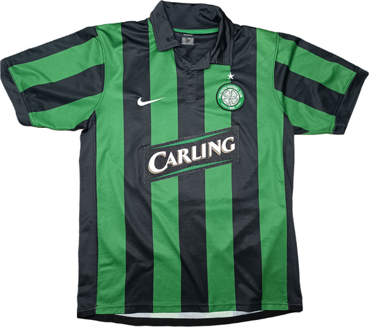 maglia calcio vintage CELTIC Nike Carling 2006 2007 NAKAMURA Scottish League