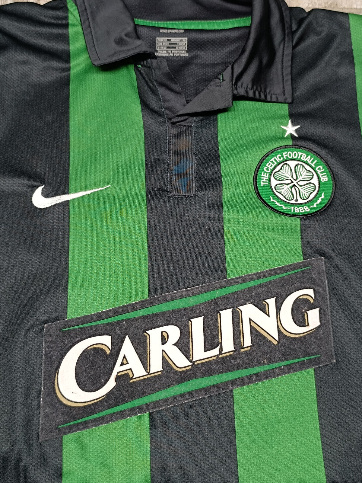 maglia calcio vintage CELTIC Nike Carling 2006 2007 NAKAMURA Scottish League