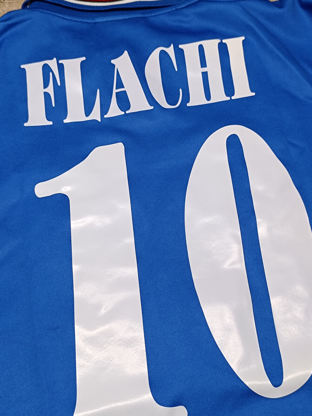 maglia match worn calcio Sampdoria FLACHI 2003 2004 ERG Asics shirt