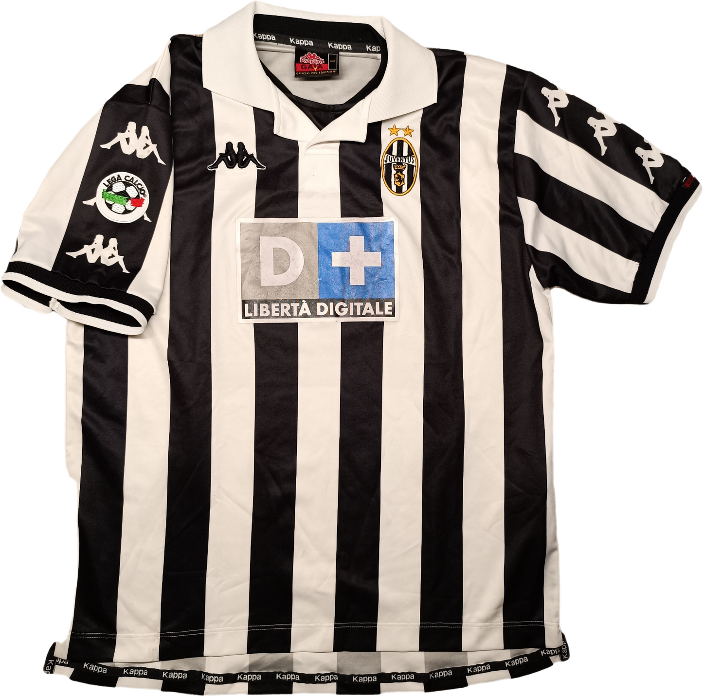 maglia calcio juventus vintage DEL PIERO Kappa 1999 2000 L home Serie A D+