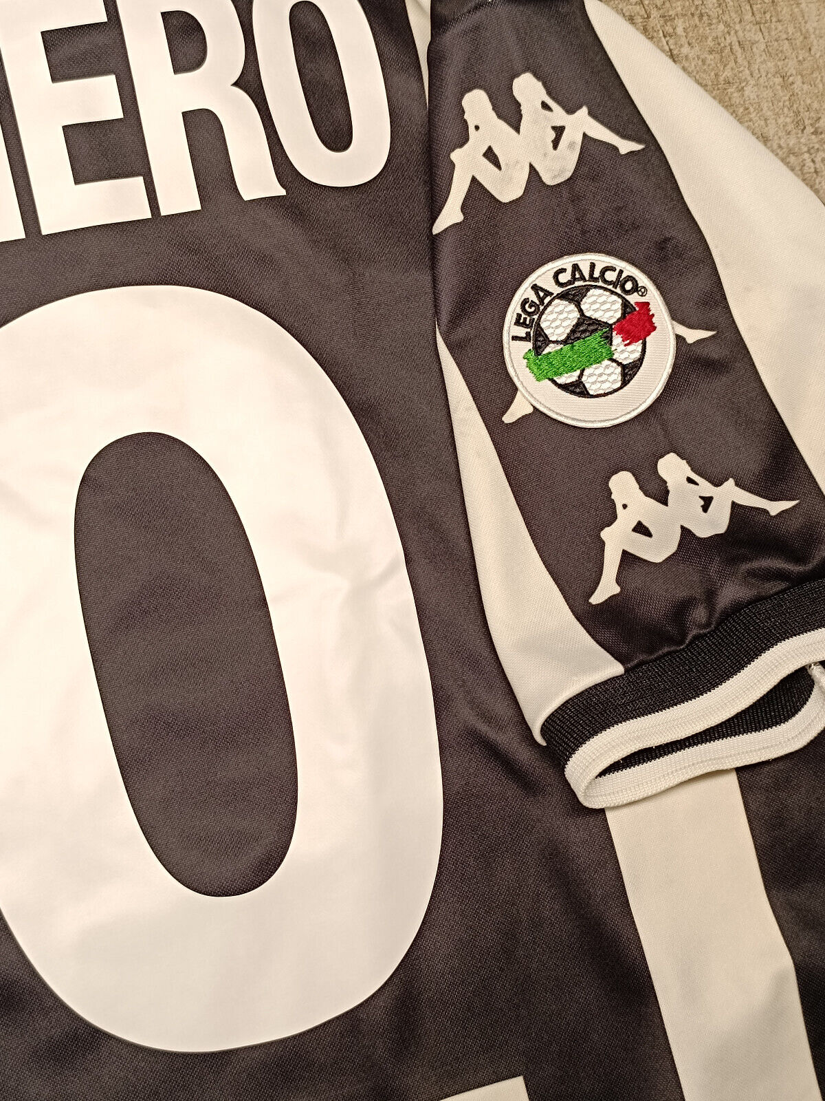 maglia calcio juventus vintage DEL PIERO Kappa 1999 2000 L home Serie A D+