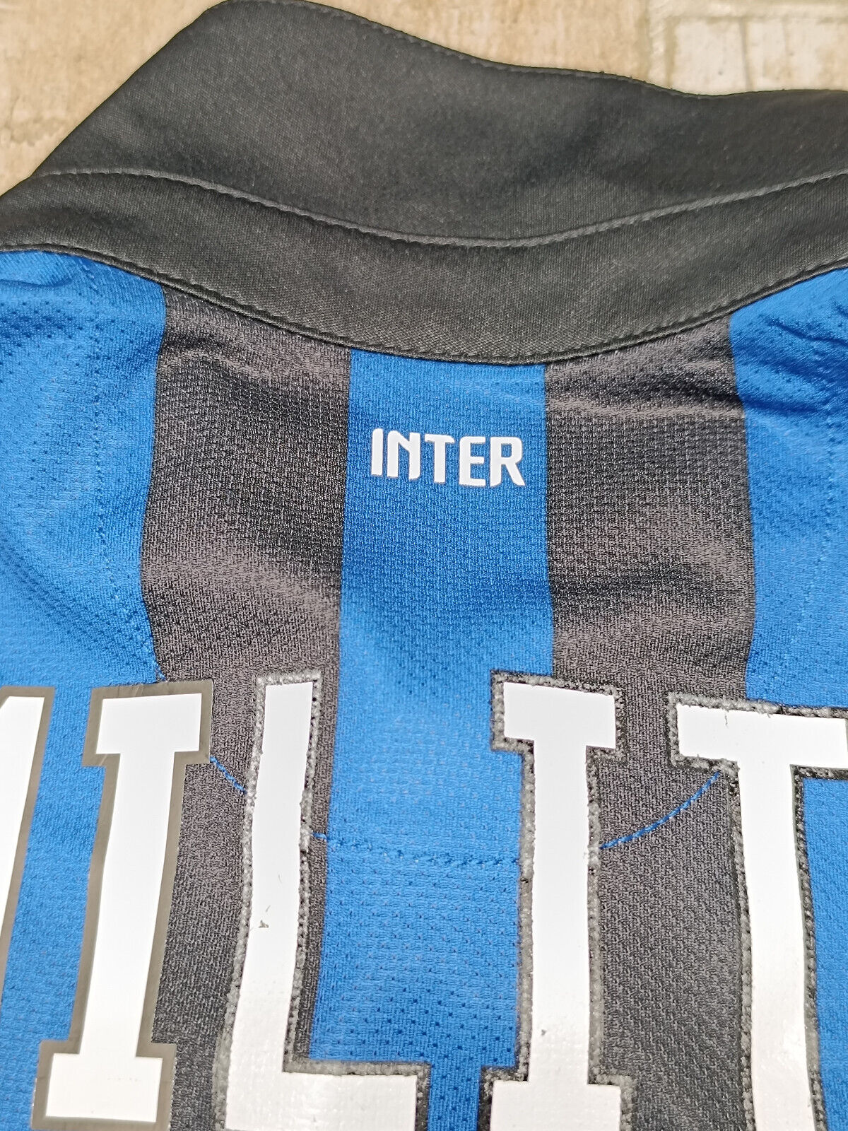 maglia calcio vintage FC Inter Milito Nike 2011 2012 PIRELLI home XL (ragazzo)