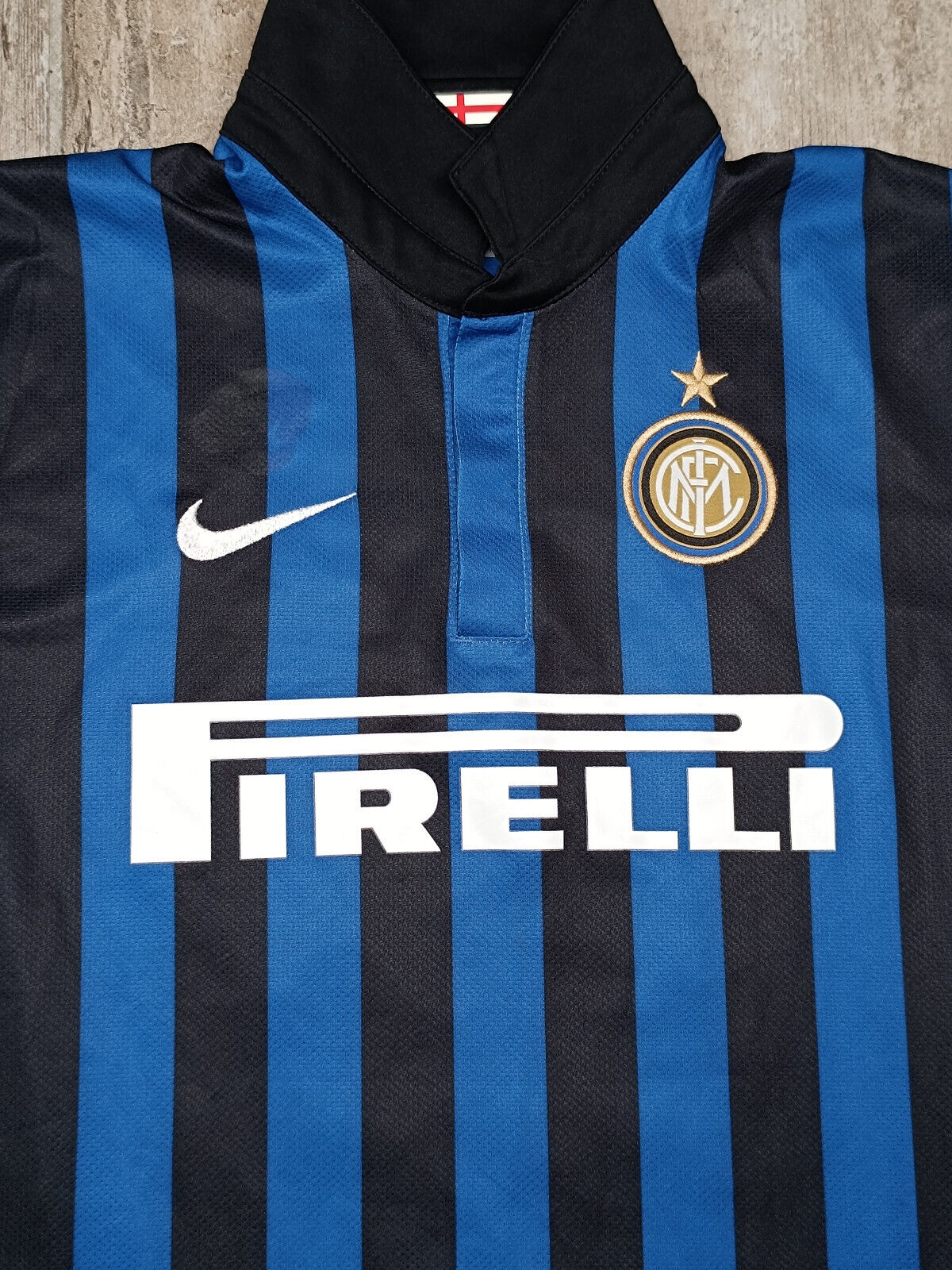 maglia calcio vintage FC Inter Milito Nike 2011 2012 PIRELLI home XL (ragazzo)