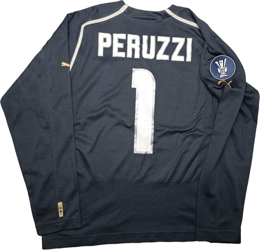 maglia calcio vintage Lazio UEFA Peruzzi portiere 2004 2005 Puma Serie A