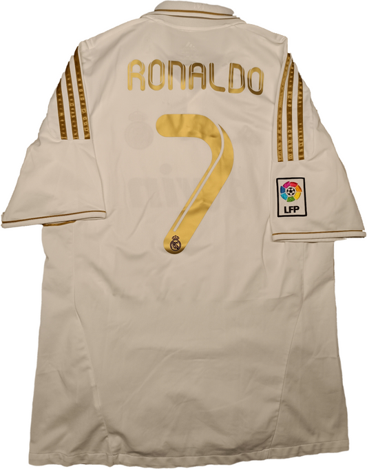 maglia calcio vintage Real Madrid Adidas 2011 2012 Cristiano Ronaldo Bwin home L