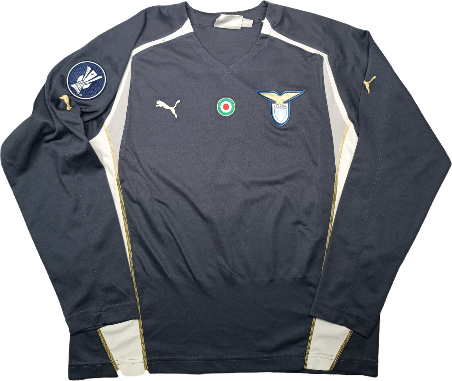 maglia calcio vintage Lazio UEFA Peruzzi portiere 2004 2005 Puma Serie A