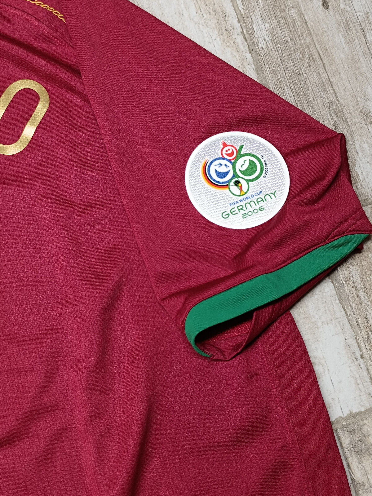 maglia calcio vintage Cristiano Ronaldo Portugal World Cup 2006 vs FRANCE Nike