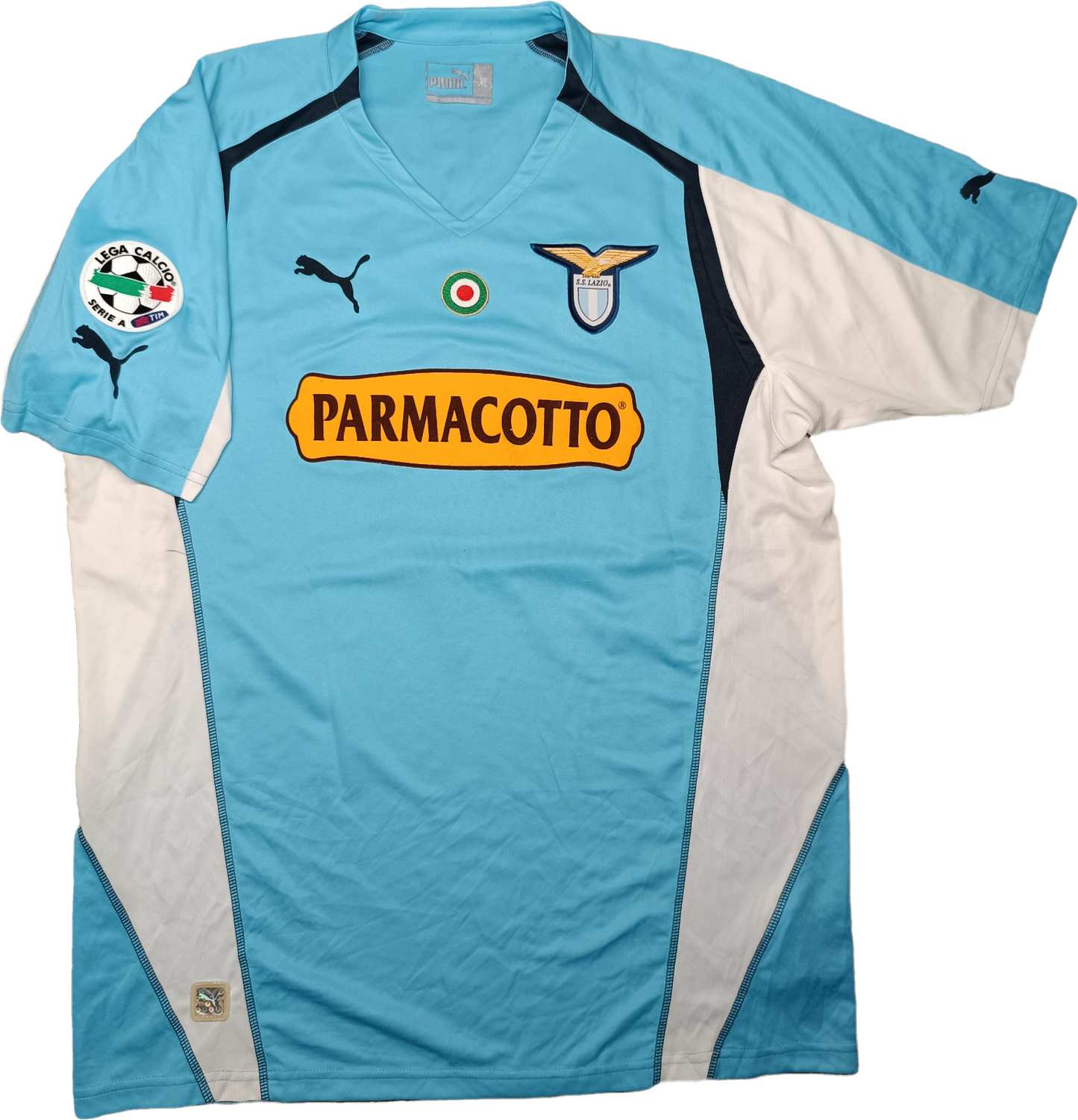 maglia calcio vintage Lazio Parmacotto Di Canio 2004 2005 Puma Serie A