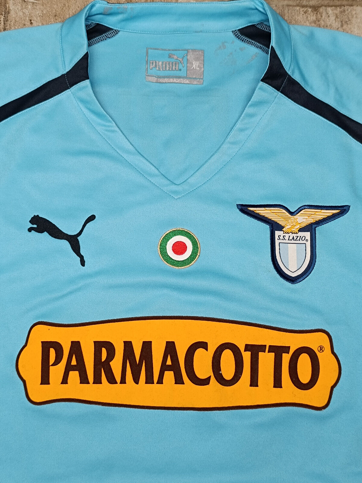 maglia calcio vintage Lazio Parmacotto Di Canio 2004 2005 Puma Serie A