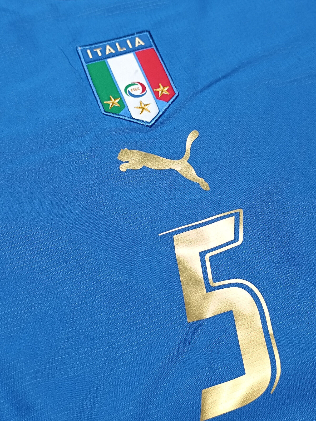 maglia italia mondiali 2006 Cannavaro 3 stars Puma L World Cup 2006 NO THAI