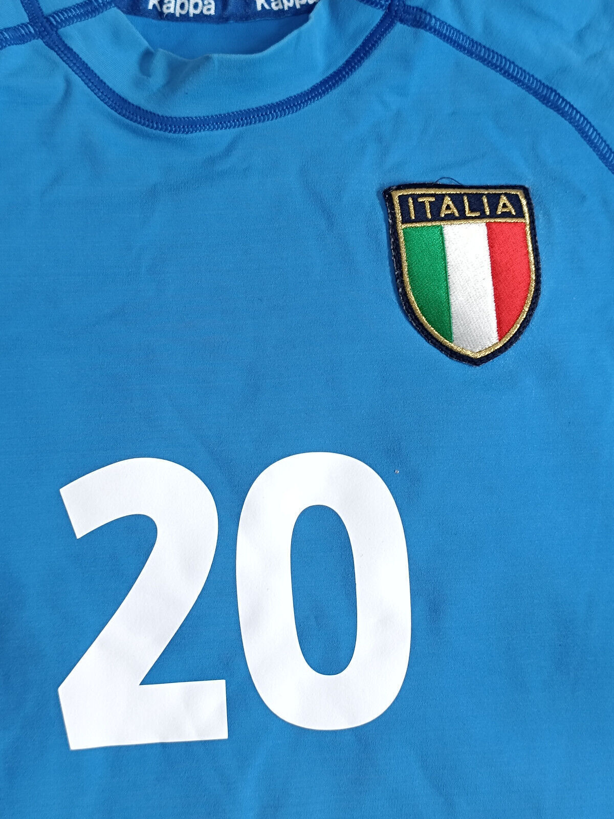 maglia italia Kappa EURO 2000 TOTTI 20 Player version home XL jersey