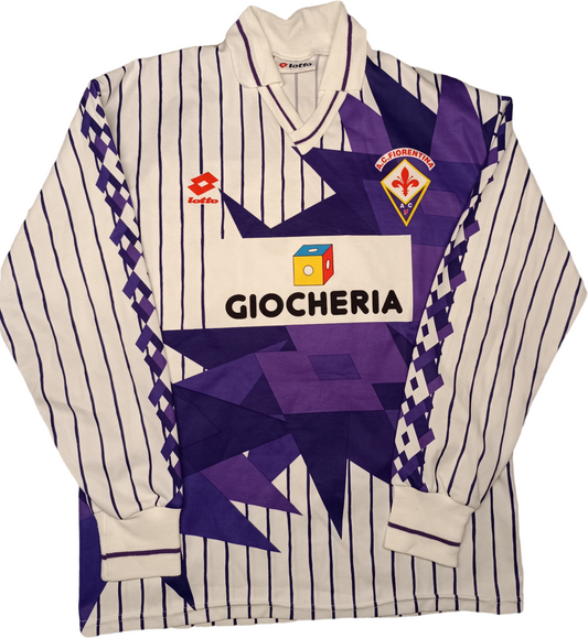 maglia calcio vintage fiorentina Batistuta 1991 1992 Lotto Giocheria M