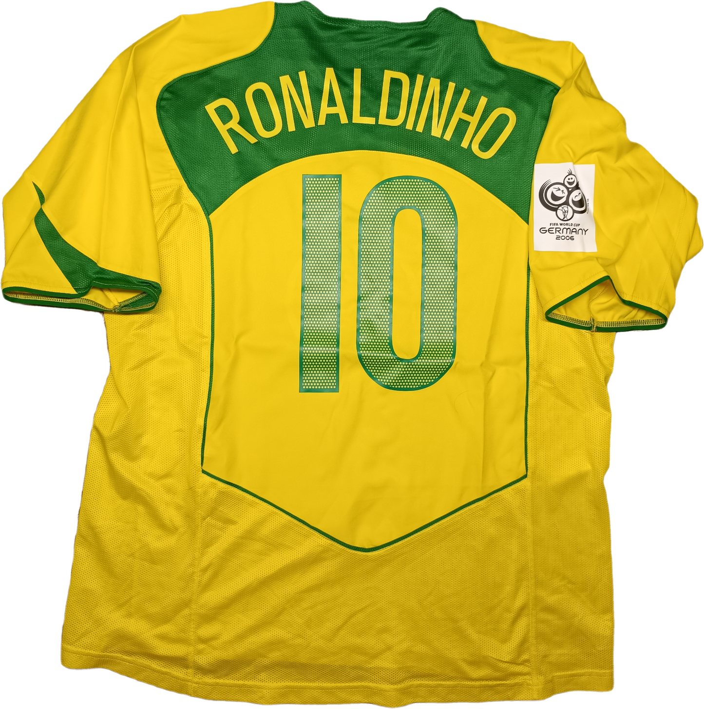 maglia calcio vintage Brasile RONALDINHO Brazil Nike 2004 World Cup Qualifiers