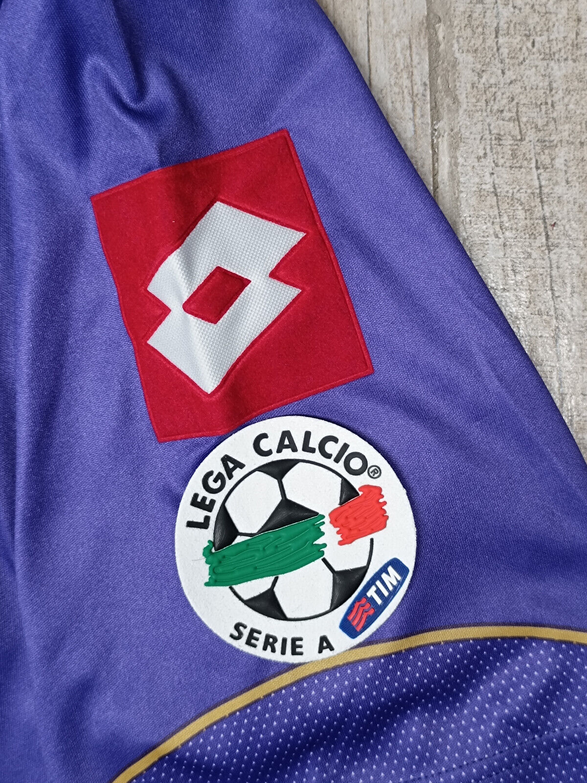 maglia calcio Fiorentina vintage Lotto MUTU 2009 2010 L Serie A jersey