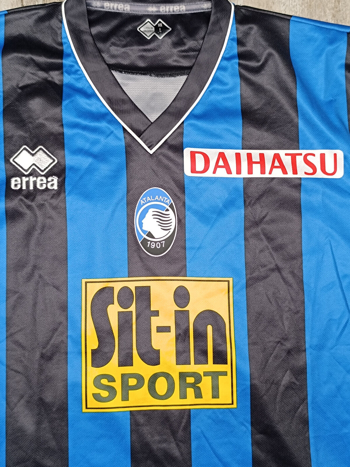 maglia calcio Atalanta DONI 2009 2010 Sit-in vintage Daihatsu Erreà SERIE A