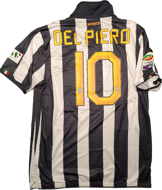 maglia calcio vintage Del Piero Juventus 2010 2011 Serie A Nike BetClic 150 anni