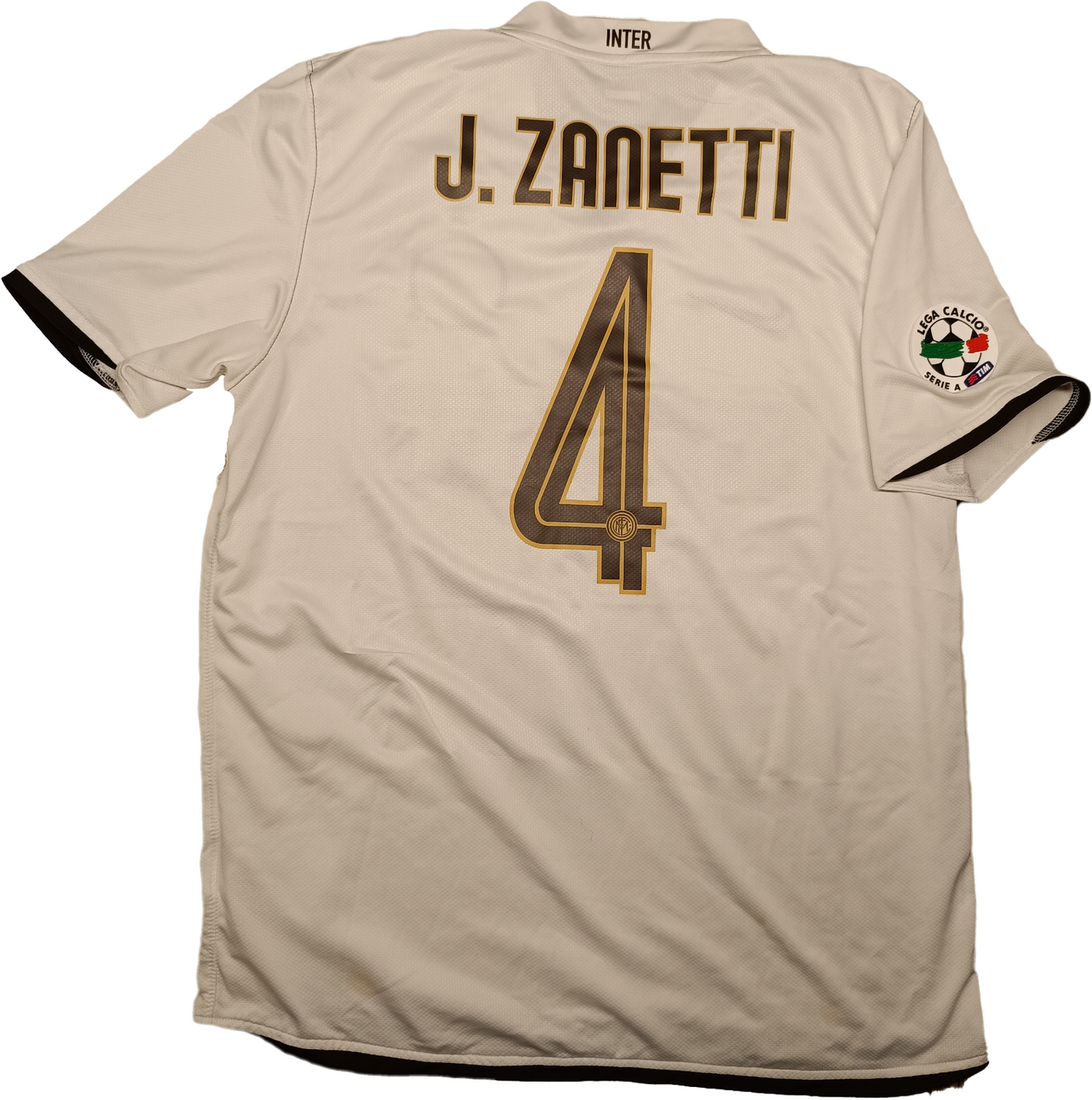 maglia calcio Inter Nike vintage ZANETTI 2008 2009 authentic