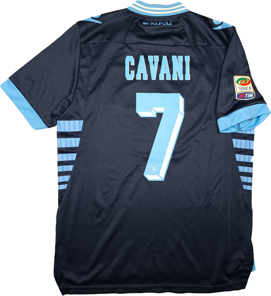 maglia calcio vintage Napoli Cavani third 2011 2012 shirt Jersey Macron XL Lete