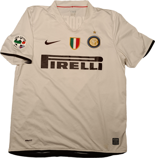 maglia calcio Inter Nike vintage ZANETTI 2008 2009 authentic jersey shirt