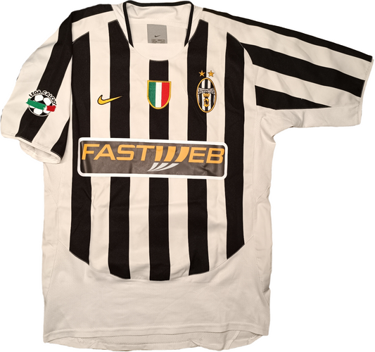 maglia calcio juventus vintage DEL PIERO Serie A 2003-04 Fastweb home