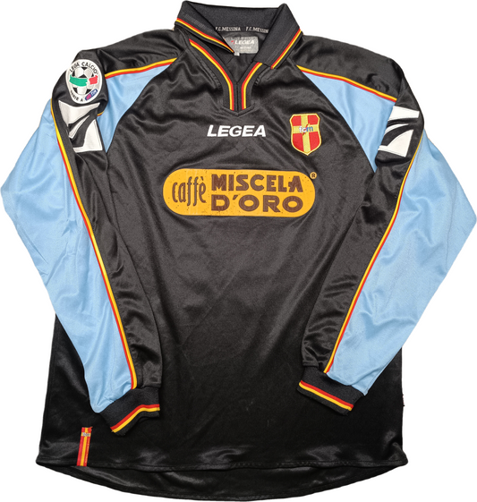 maglia calcio vintage MESSINA Legea 2005 2006 third DI NAPOLI #11 Miscela d'oro