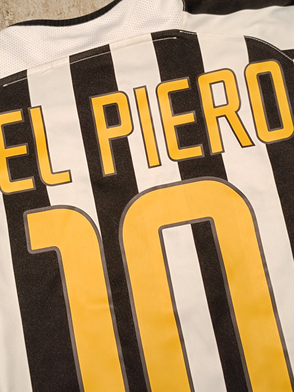 maglia calcio juventus vintage DEL PIERO Serie A 2003-04 Fastweb home