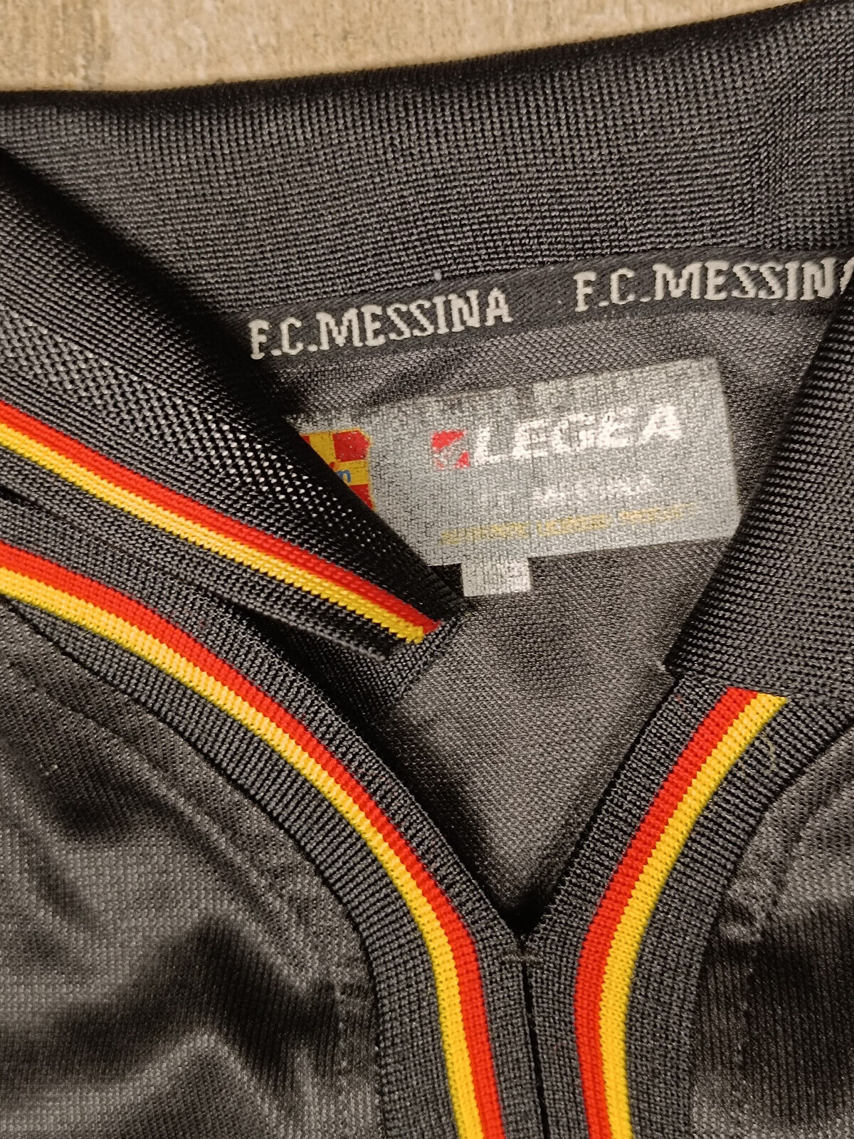 maglia calcio vintage MESSINA Legea 2005 2006 third DI NAPOLI #11 Miscela d'oro