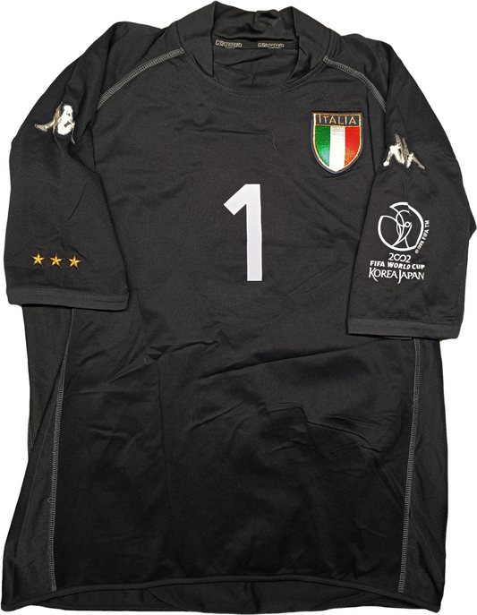 maglia calcio Italia Vintage Buffon World CUP 2002 Kappa PLAYER *MADE IN ITALY*