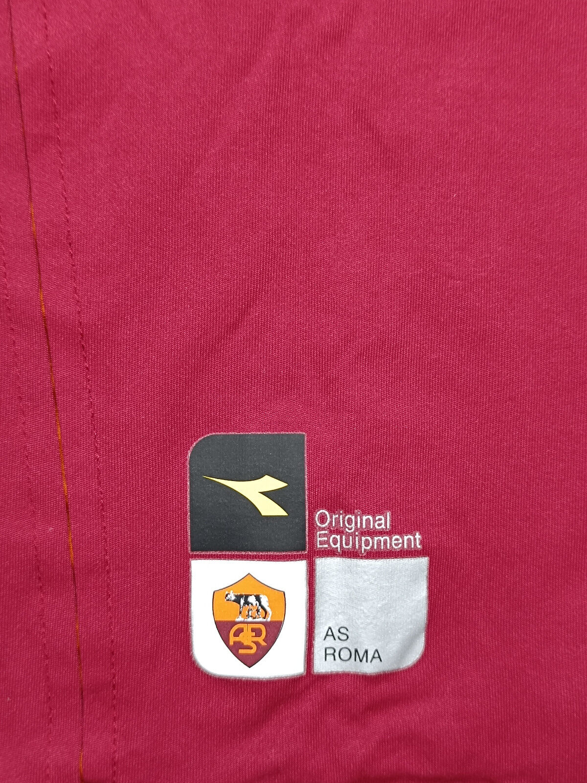 maglia calcio vintage AS Roma De Rossi #27 Mazda Diadora 2003 2004 Home M