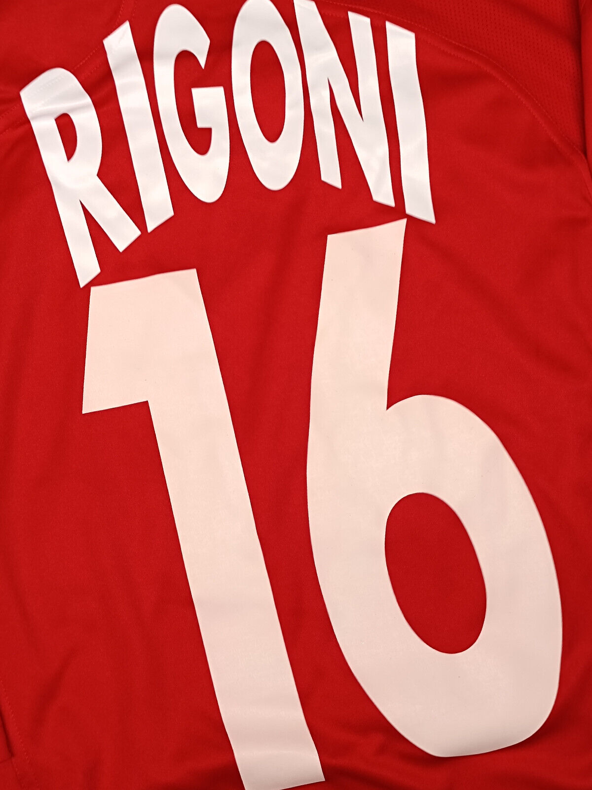 maglia calcio vintage match worn Piacenza Serie B 2005 2006 RIGONI #16 UNICEF