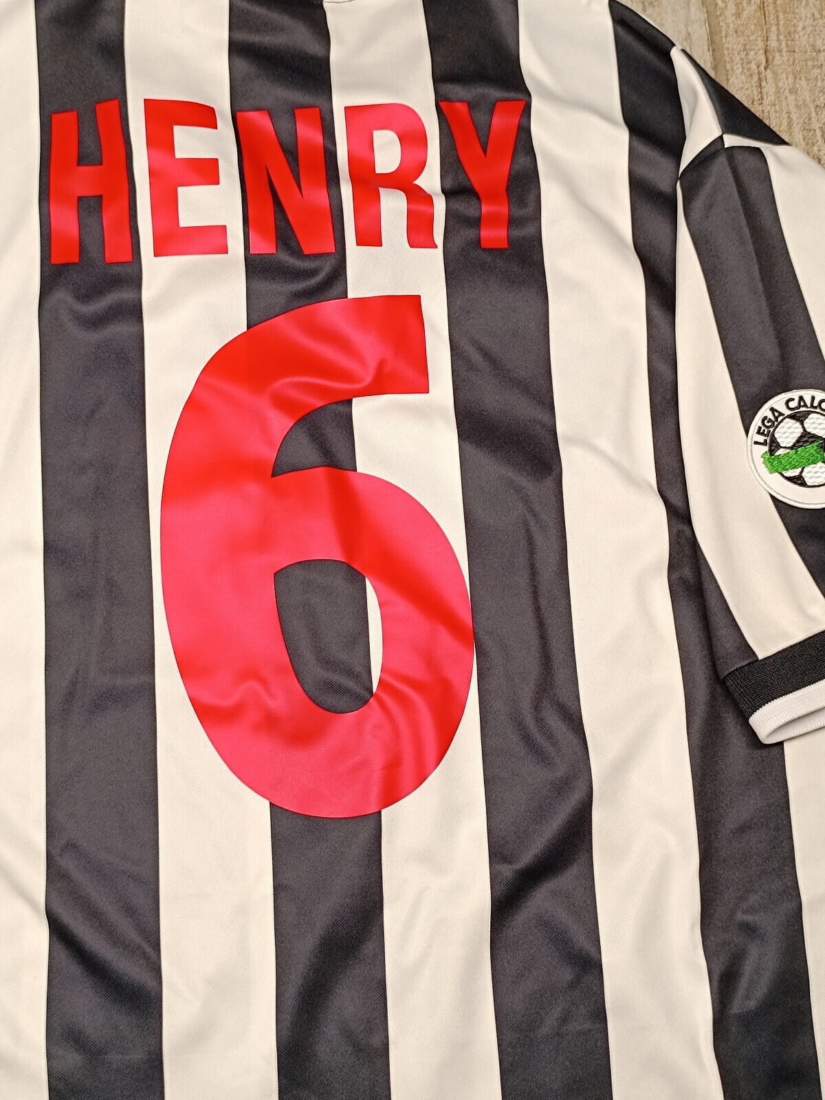 maglia calcio vintage juventus Henry Home 1998 1999 XXL D+ Kappa jersey