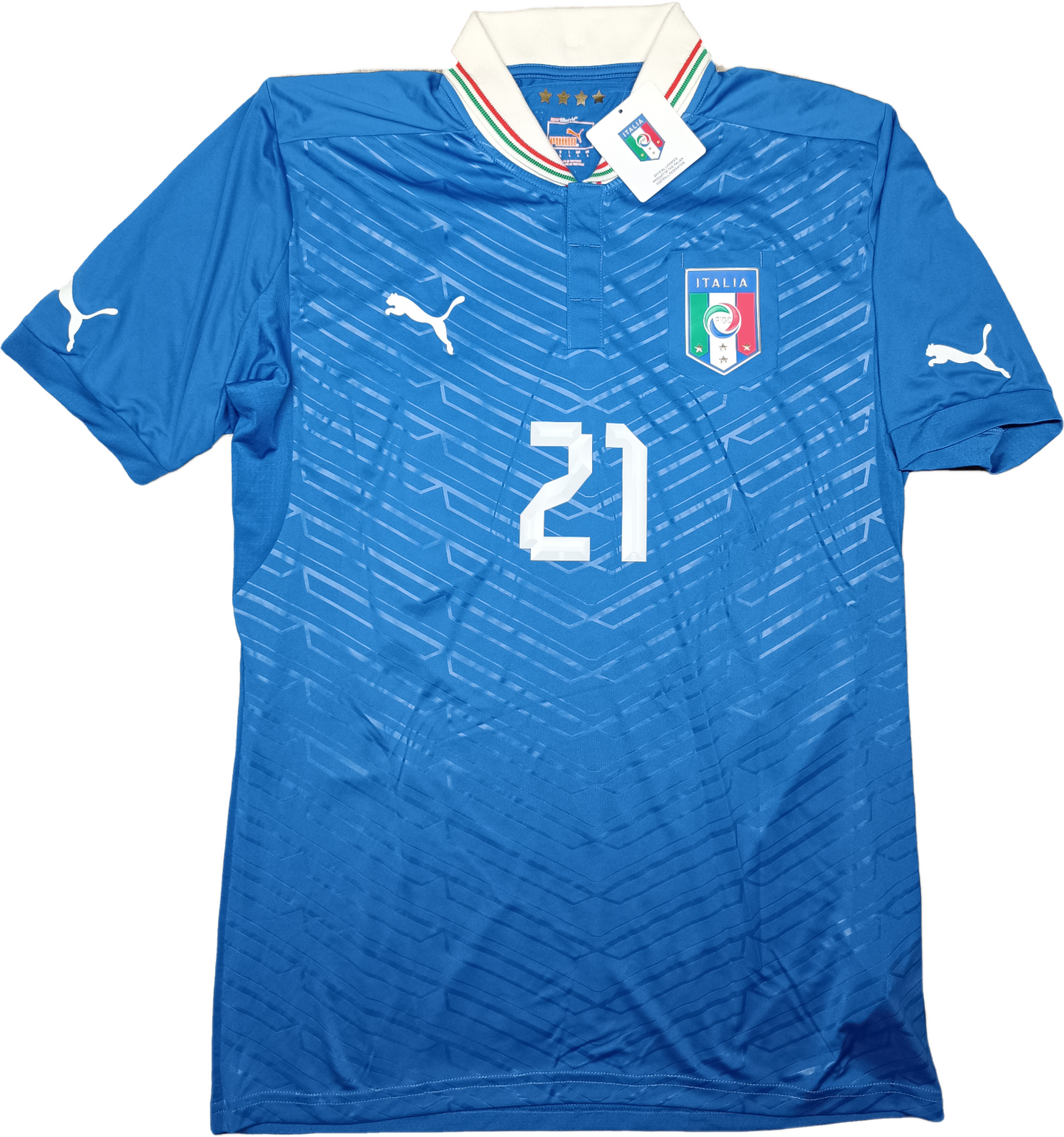 maglia italia PIRLO Euro 2012 Europei Jersey home L player issue Puma shirt