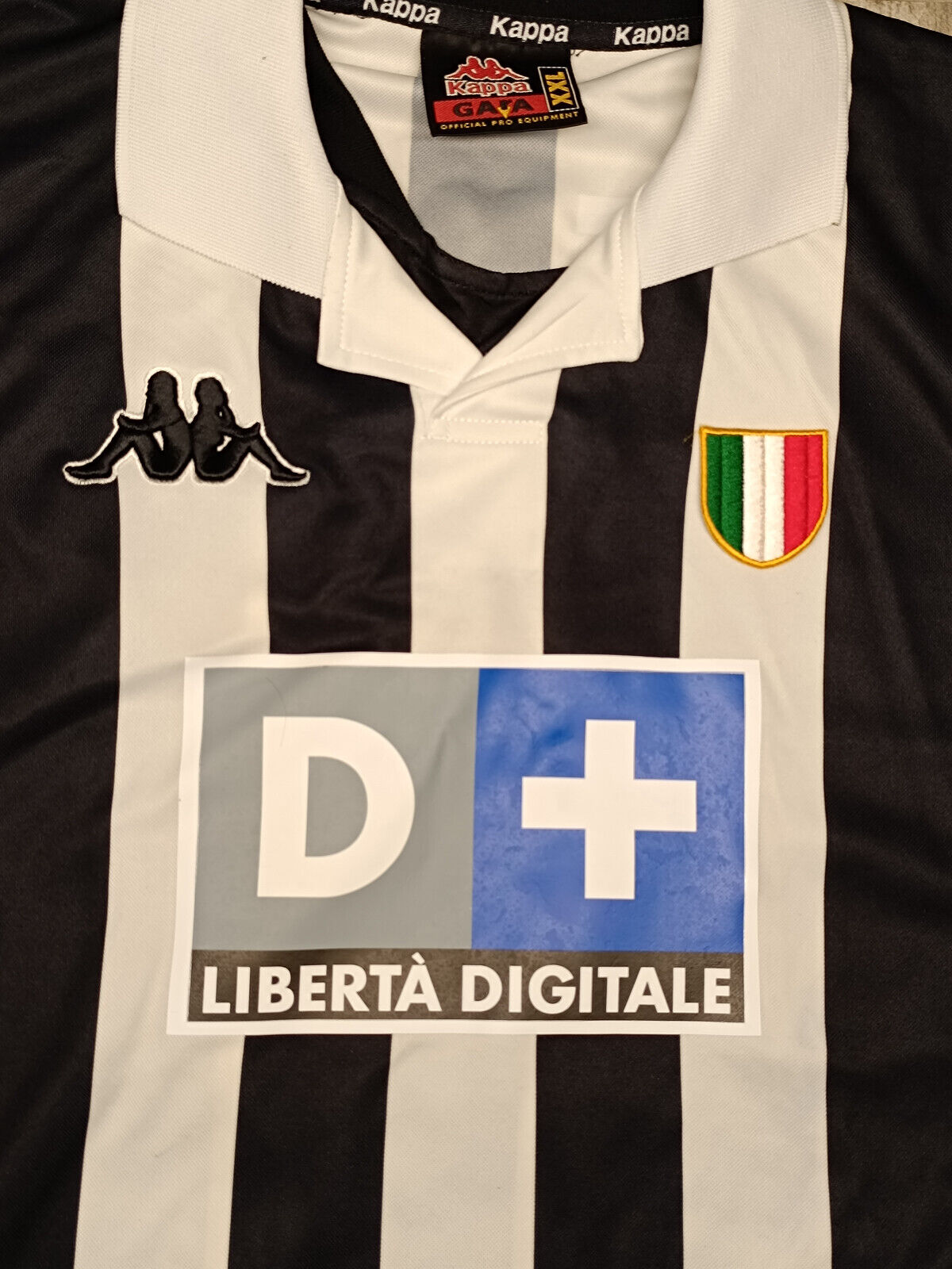 maglia calcio vintage juventus Henry Home 1998 1999 XXL D+ Kappa jersey