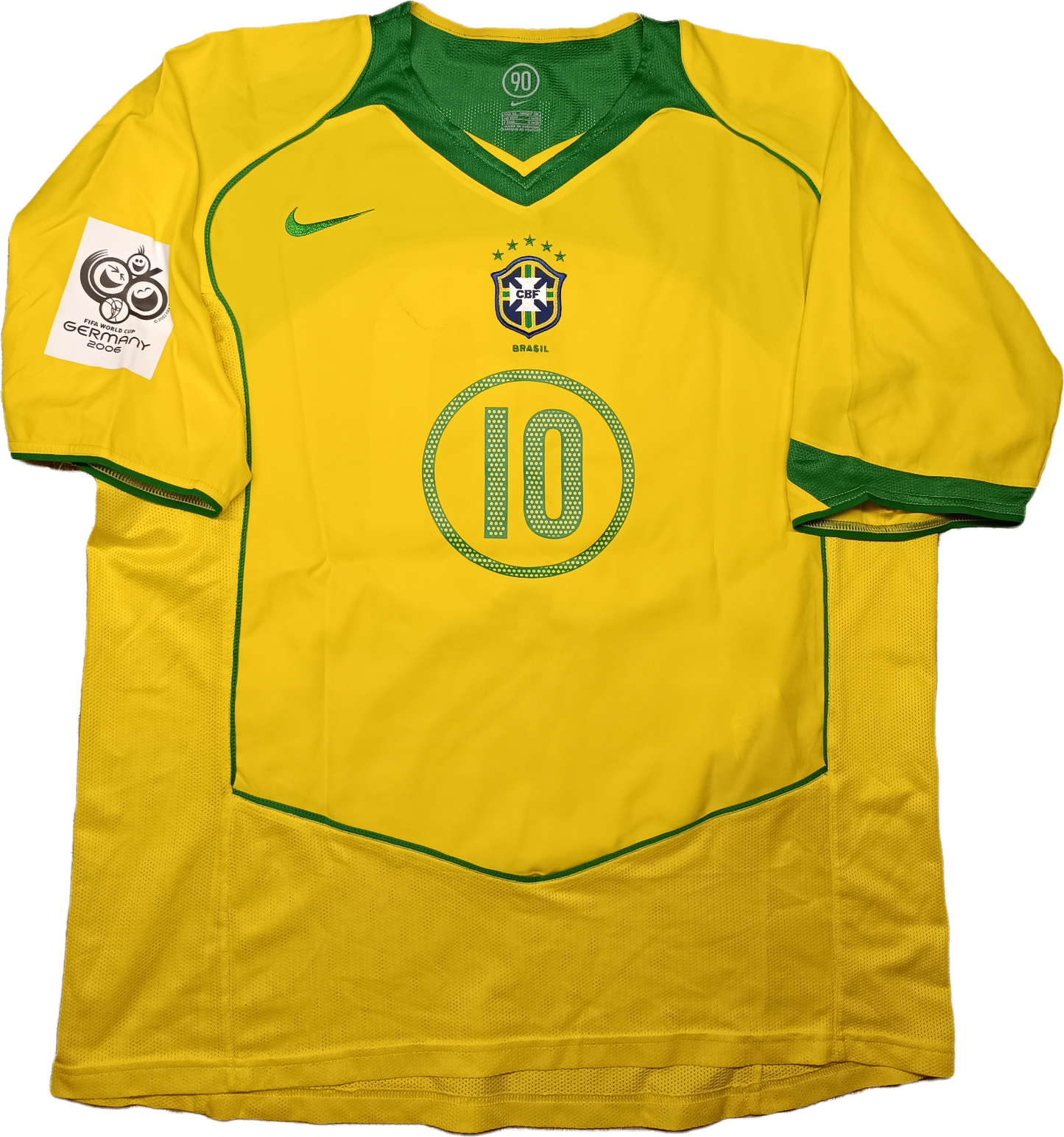 maglia calcio vintage Brasile RONALDINHO Brazil Nike 2004 World Cup Qualifiers