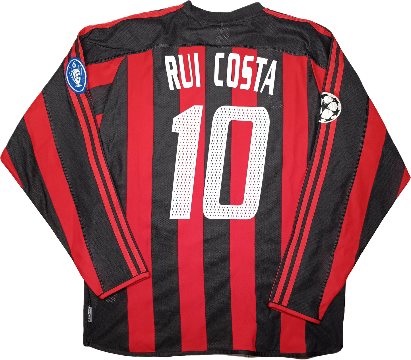 maglia calcio vintage AC Milan RUI COSTA Adidas 2003 2004 Meriva Climalite