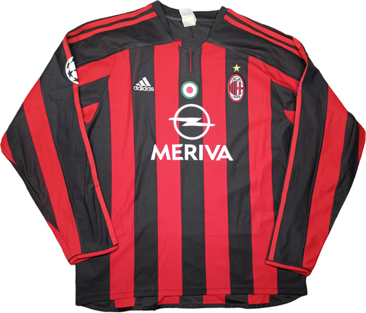 maglia calcio vintage AC Milan RUI COSTA Adidas 2003 2004 Meriva Climalite