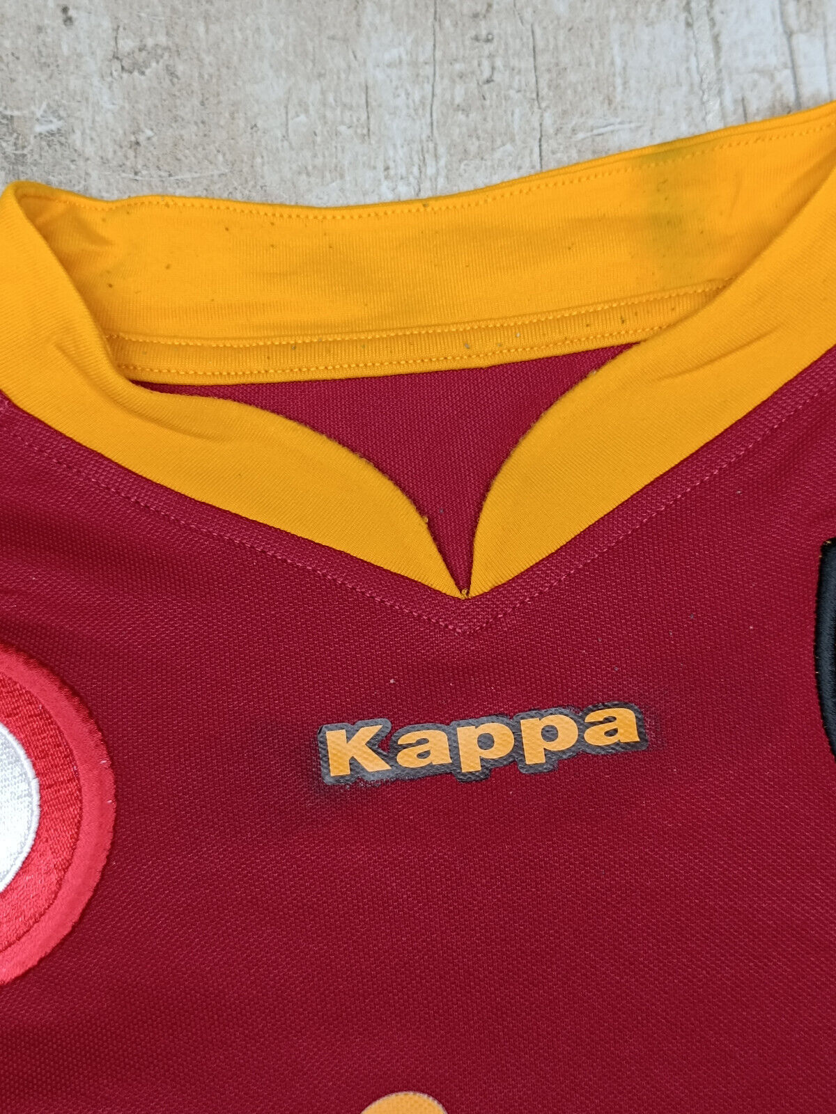 Maglia calcio Roma vintage Totti  Kappa 2007 2008 Wind Serie A L home Jersey