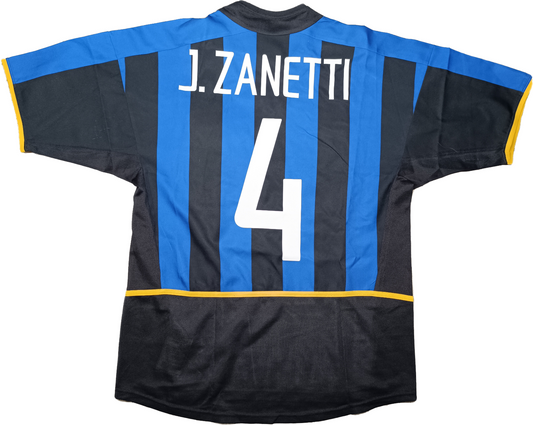 maglia calcio Inter vintage ZANETTI Pirelli 2002 2003 ORIGINALE jersey shirt M