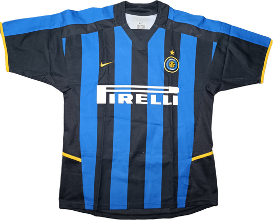 maglia calcio Inter vintage ZANETTI Pirelli 2002 2003 ORIGINALE jersey shirt M