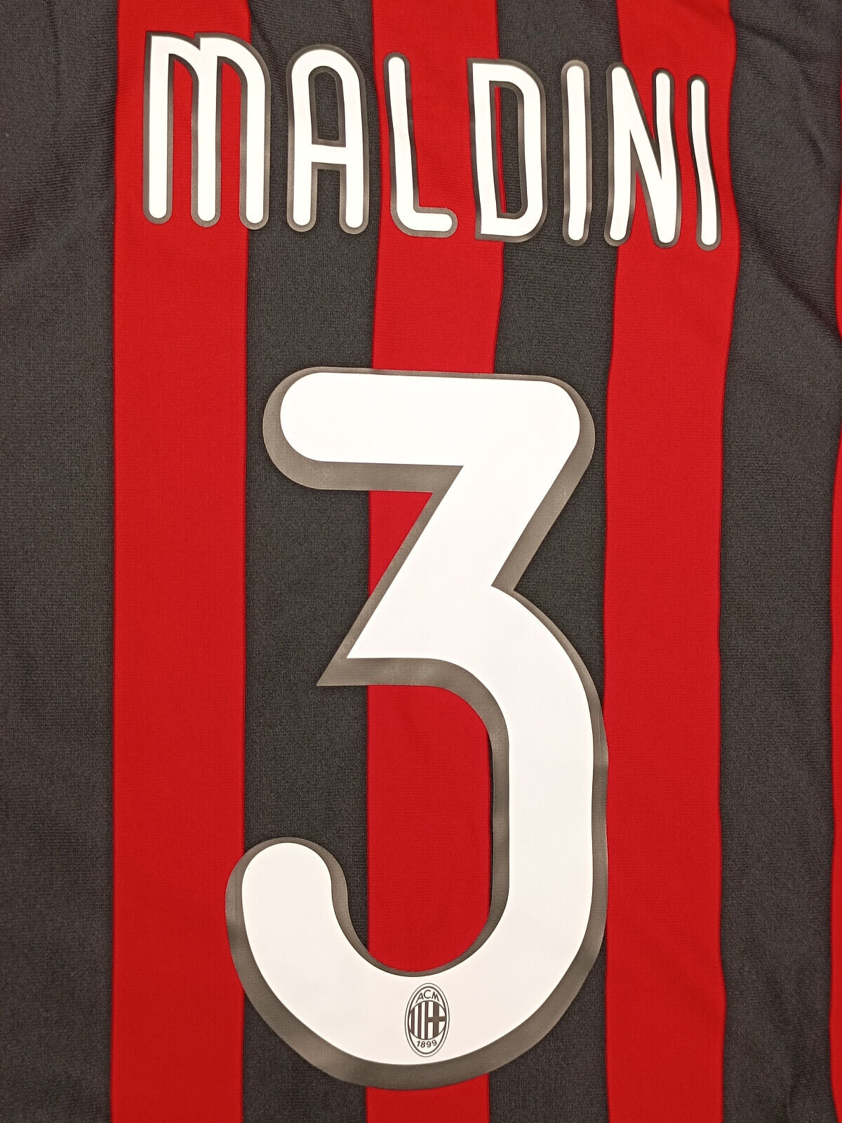 maglia calcio vintage AC Milan Maldini Bwin 2008 2009 LAST GAME shirt jersey