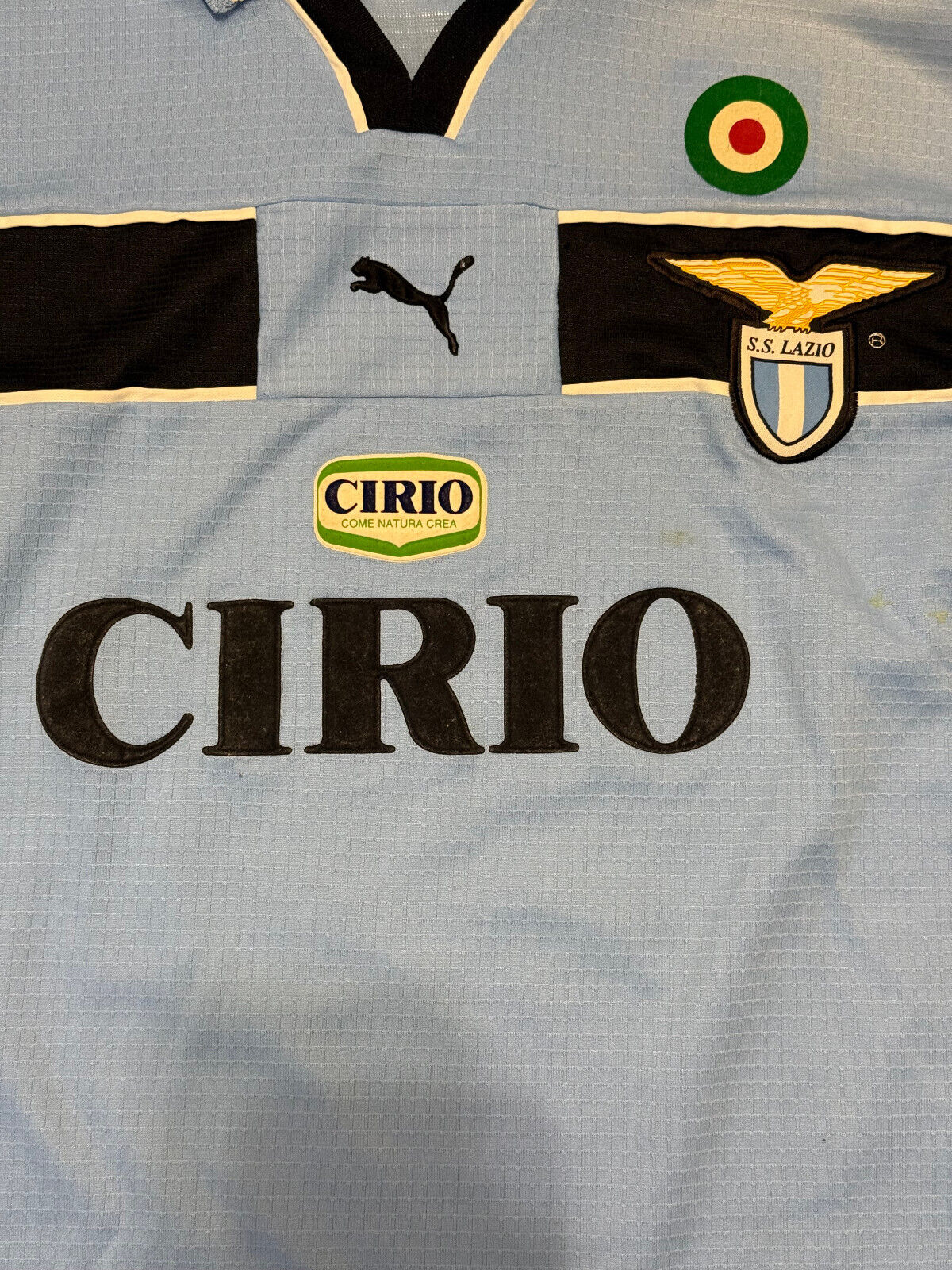 maglia calcio vintage SS Lazio Puma Cirio 1998 1999 Tim cup M MIHAJLOVIC #11