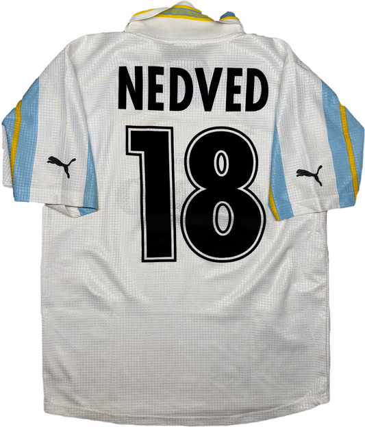 maglia calcio vintage SS Lazio Puma Cirio 1999 2000 Scudetto NEDVED FAN version
