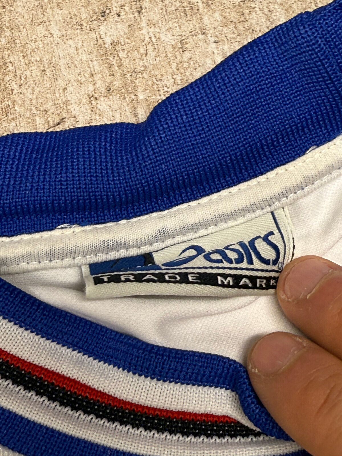 maglia match worn calcio Sampdoria LANNA 2001 2002 Grafoplast Asics shirt XL
