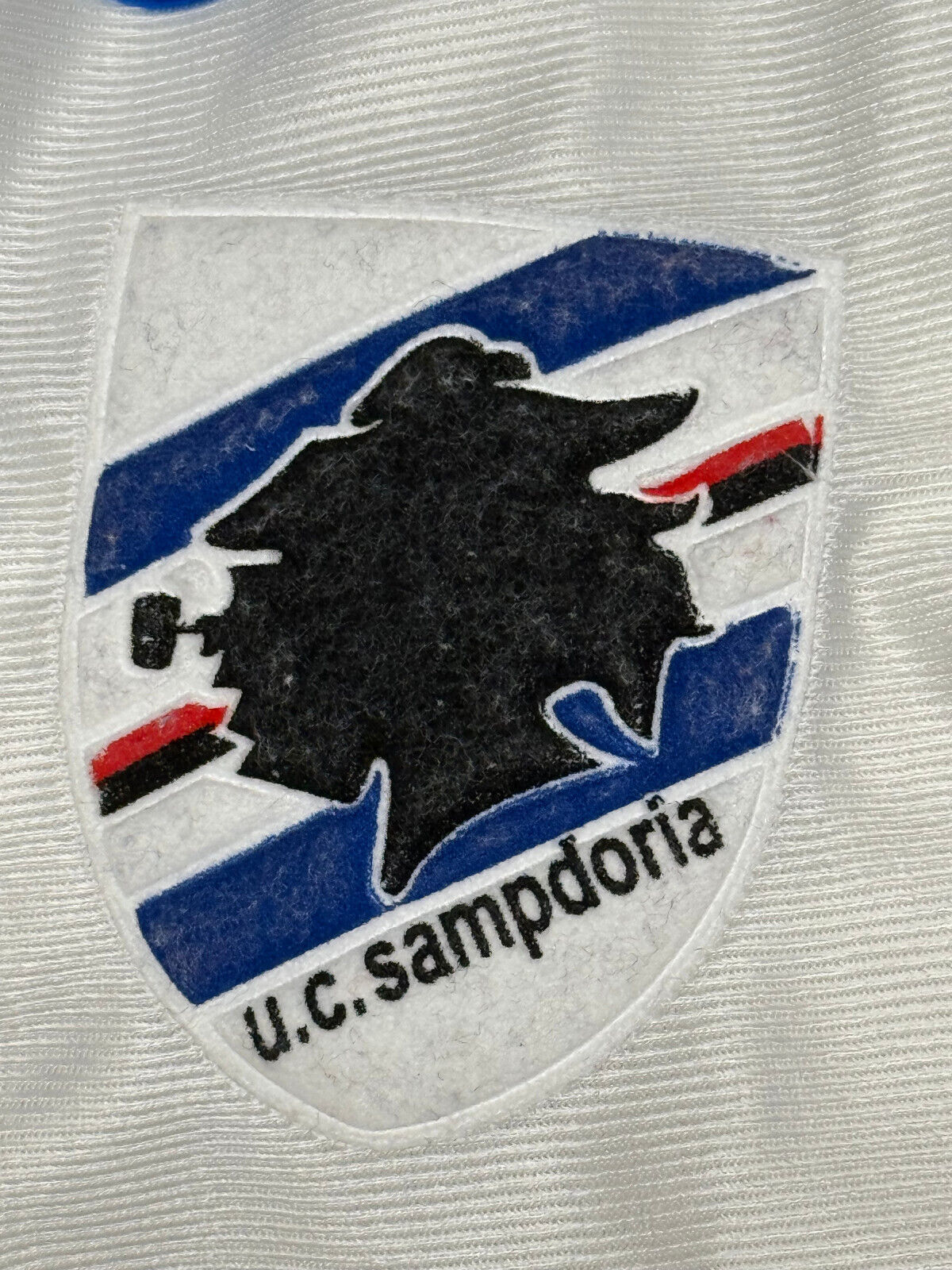 maglia match worn calcio Sampdoria FLACHI 2001 2002 Grafoplast Asics shirt XL