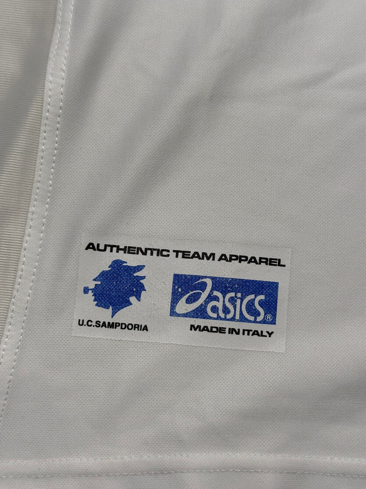 maglia match worn calcio Sampdoria FLACHI 2001 2002 Grafoplast Asics shirt XL