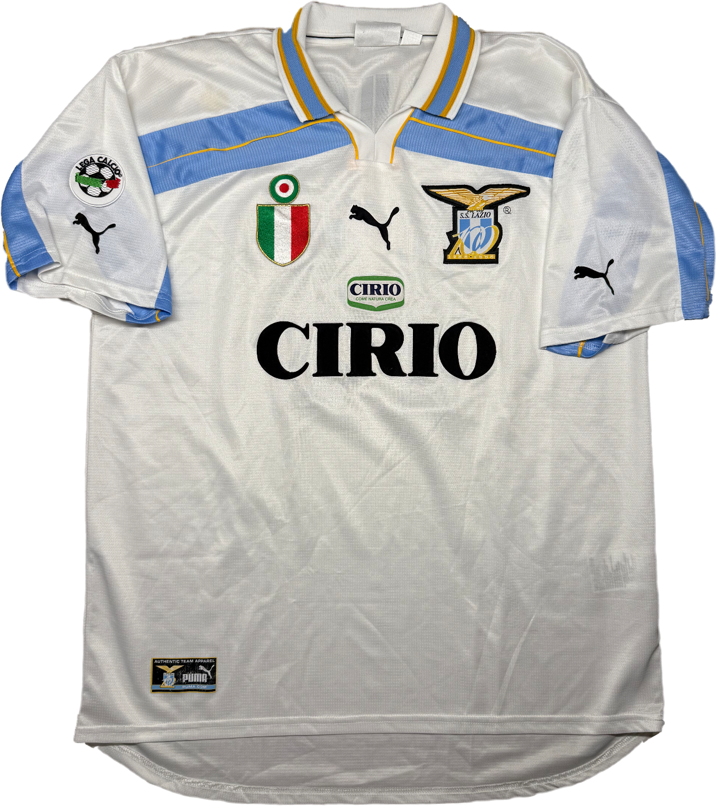 maglia calcio vintage SS Lazio Puma Cirio 2000 2001 Scudetto MIHAJLOVIC XXL